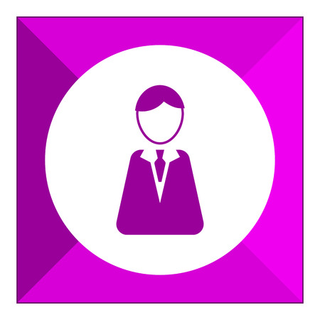 Icon of businessman silhouetteのイラスト素材