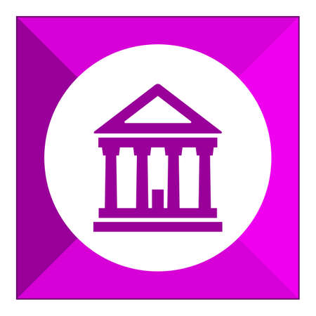 Icon of classic court buildingのイラスト素材