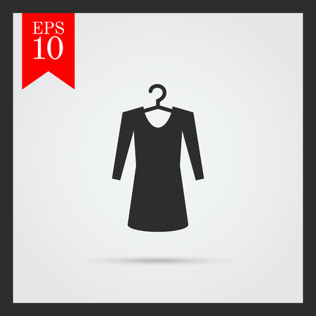 Icon of dress on hangerのイラスト素材