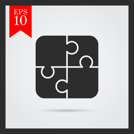 Puzzle iconのイラスト素材