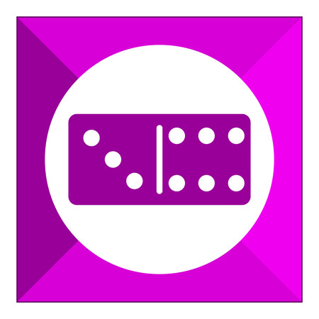 Domino tile iconのイラスト素材