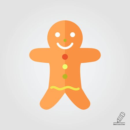 Icon of gingerbread manのイラスト素材
