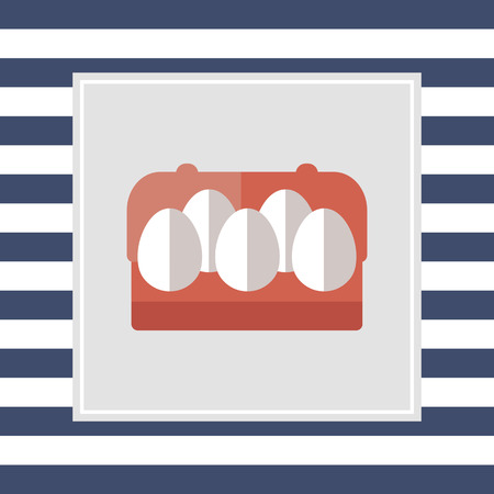 Icon of eggs in carton package