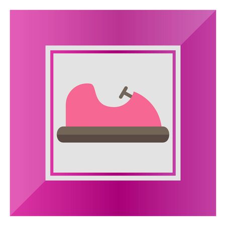 Bumper car iconのイラスト素材