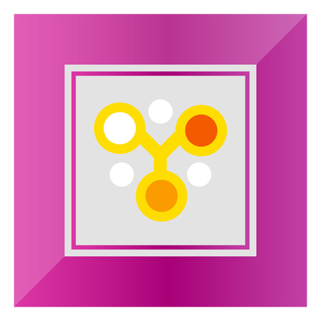 Molecule iconのイラスト素材