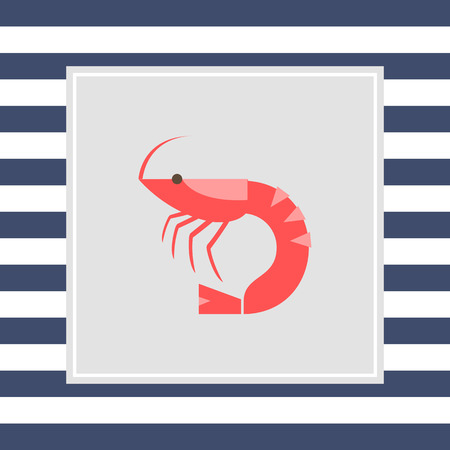 Shrimp iconのイラスト素材