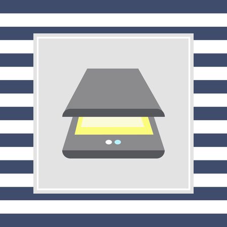 Scanner iconの写真素材