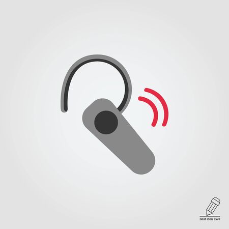 Icon of Bluetooth headsetのイラスト素材