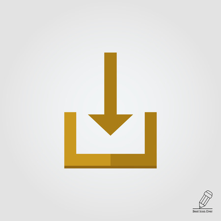 Download iconのイラスト素材