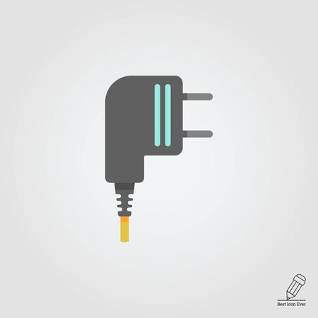 Electric plug iconのイラスト素材