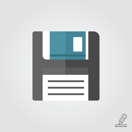 Floppy disc iconのイラスト素材