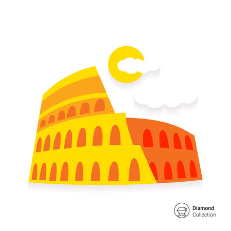 Coliseum iconのイラスト素材