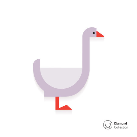 Goose iconのイラスト素材