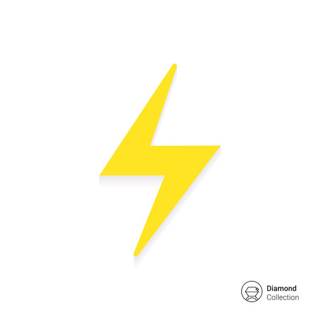 Icon of lightning signのイラスト素材