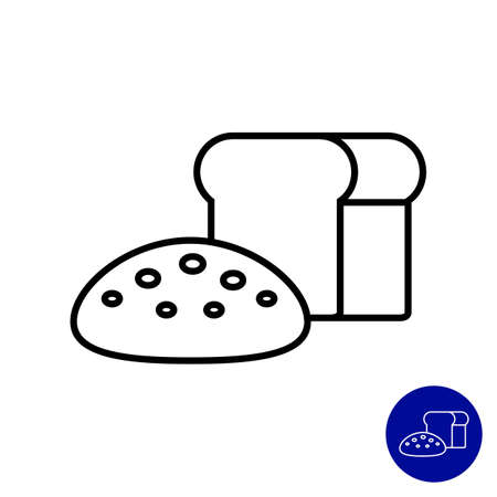 Bread iconのイラスト素材