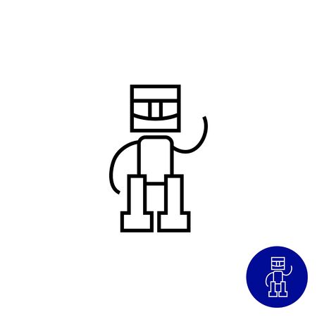 Icon of robot toyのイラスト素材