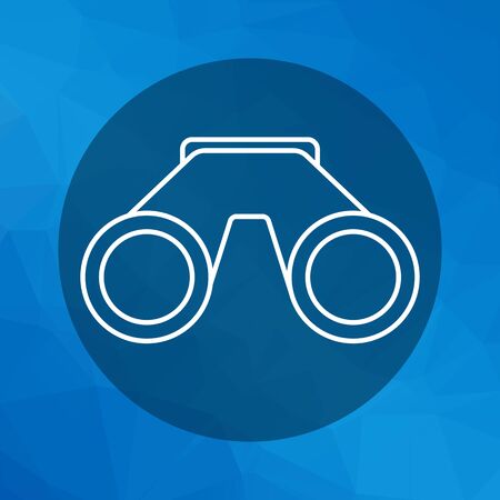Binocular iconのイラスト素材