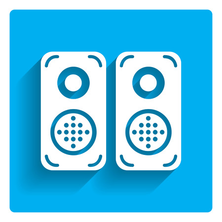 Acoustics speakers iconのイラスト素材