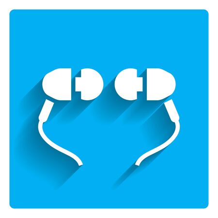 Icon of in-ear headphonesのイラスト素材