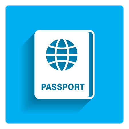 Passport iconのイラスト素材