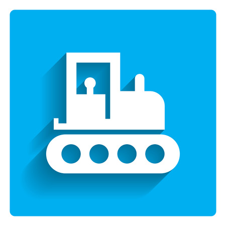 Tractor iconのイラスト素材