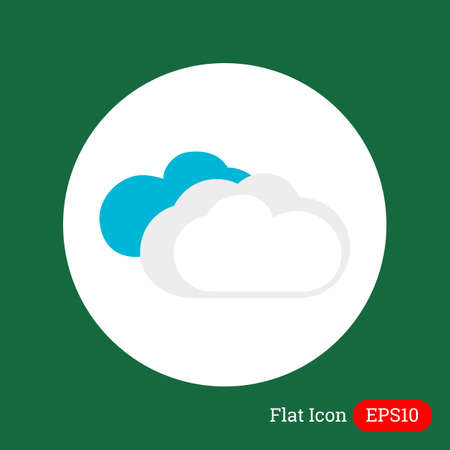 Icon of cloudsのイラスト素材
