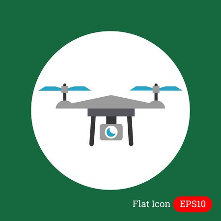 Quadcopter iconのイラスト素材