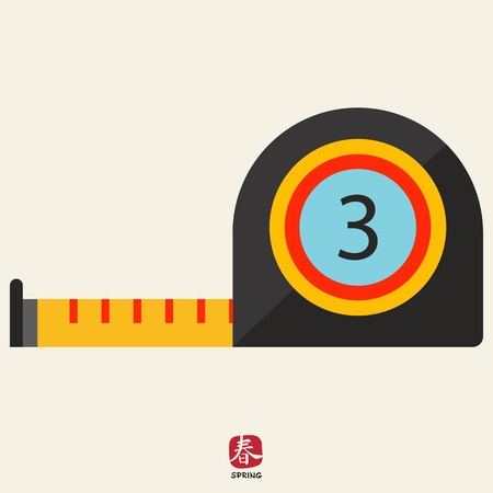 Tape measure iconのイラスト素材