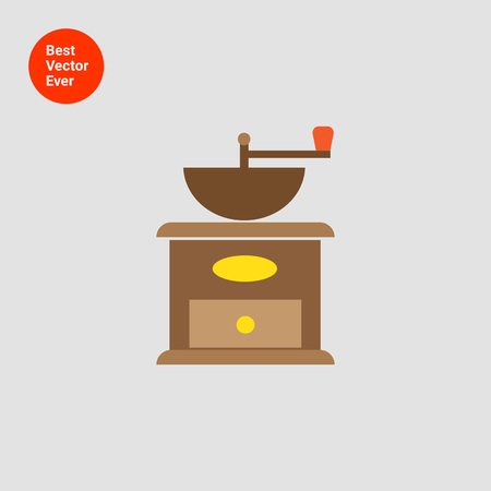 Coffee mill iconのイラスト素材