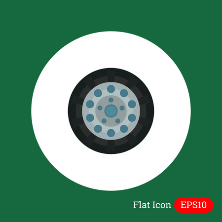Car wheel iconのイラスト素材