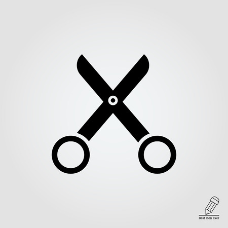 Scissors iconのイラスト素材