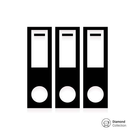 Icon of archive foldersのイラスト素材