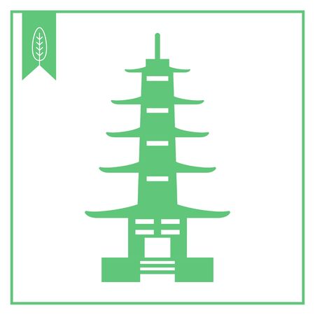 Pagoda iconのイラスト素材