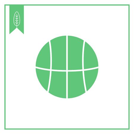 Basketball ball iconのイラスト素材