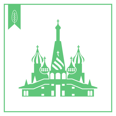 Icon of Saint Basil Cathedralのイラスト素材