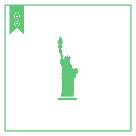 Statue of Liberty iconのイラスト素材