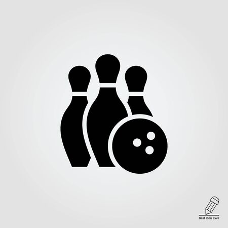Icon of bowlingのイラスト素材