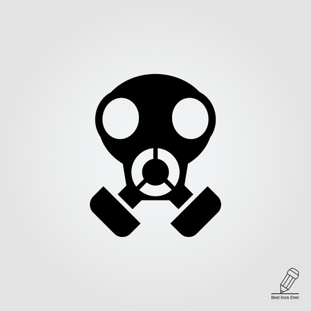 Gas mask iconのイラスト素材