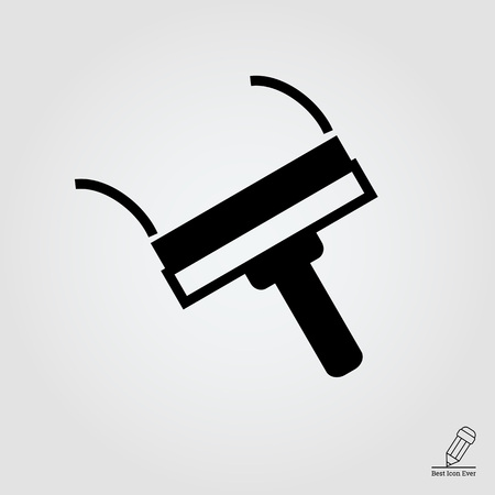 Putty spattle iconのイラスト素材