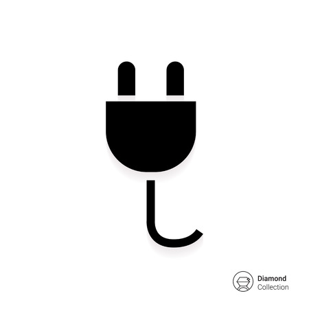 Electric plug iconのイラスト素材