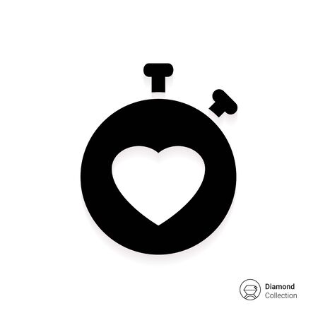 Icon of heart rate monitorのイラスト素材