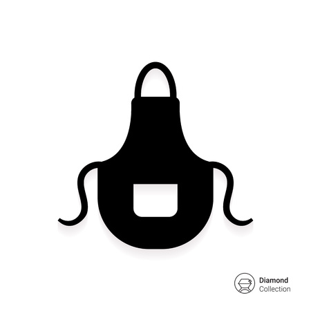 Icon of kitchen apronのイラスト素材