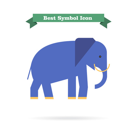 Elephant iconのイラスト素材