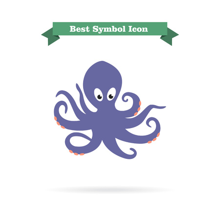 Octopus iconのイラスト素材