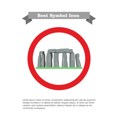 Stonehenge iconのイラスト素材