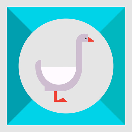 Goose iconのイラスト素材