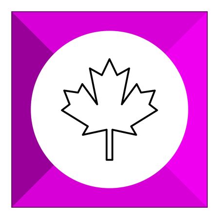 Maple leaf iconのイラスト素材