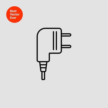 Electric plug iconのイラスト素材