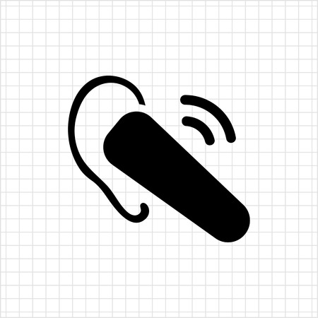 Icon of Bluetooth headsetのイラスト素材