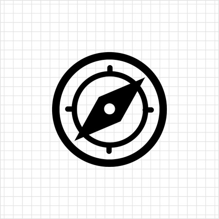 Compass iconのイラスト素材
